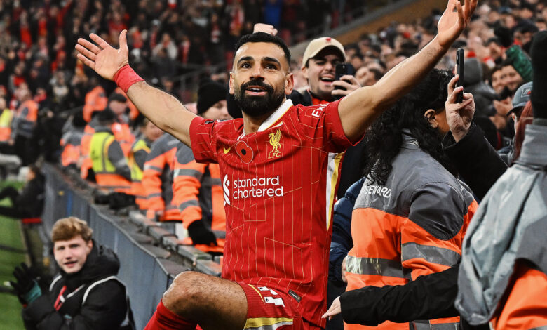 كم عدد أهداف محمد صلاح طوال مسيرته؟