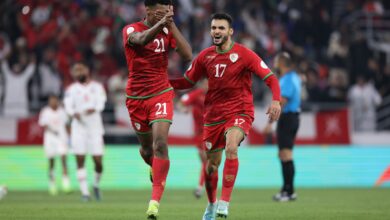 عمان تطيح بالإمارات من خليجي 26 وتتأهل لنصف النهائي